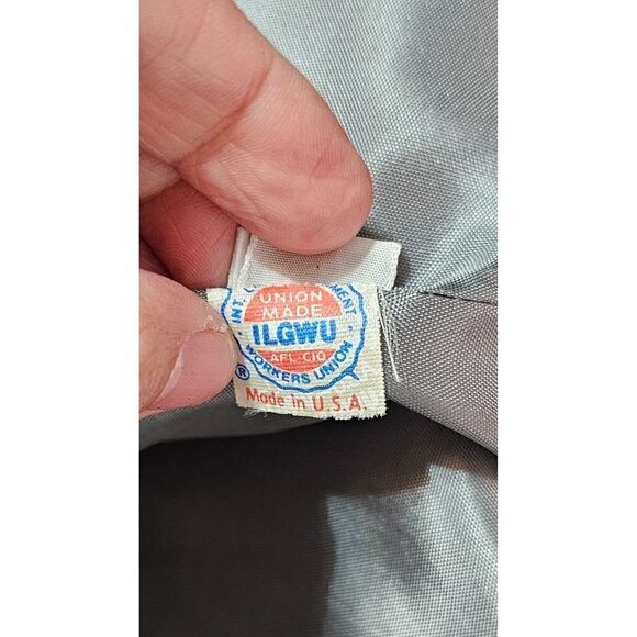 Vintage New York Girl gray feels like wool pea coat jacket size 11 - Picture 14 of 15